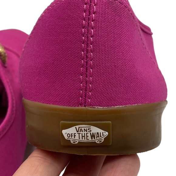 Vans Sneakers Lo Pro Pink Gold Glitter Canvas Casual Skate Colorful Size 10 - Picture 5 of 9